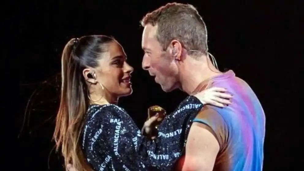 Sueño. Tini junto a Chris Martin de Coldplay