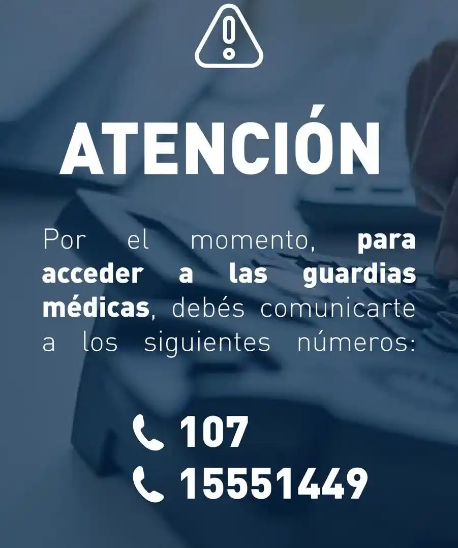 Importante: Números Provisionales para Guardias Médicas de Chaves