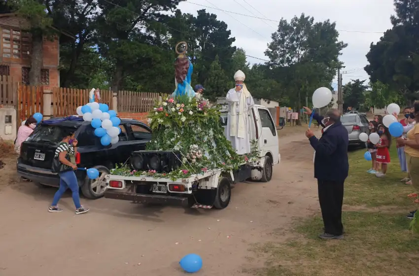 El Obispo celebró a la Inmaculada en Vidal, Pirán y Gesell