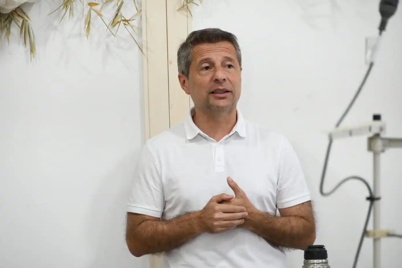 El intendente Damián Bernarte