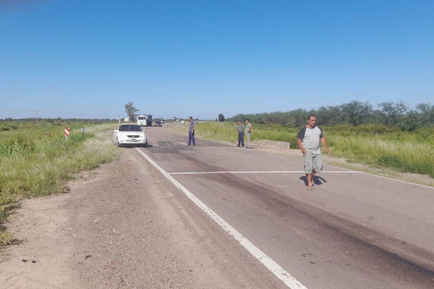 Corte y problemas en la RP Nº2 por un peligro latente: qué fue lo que sucedió