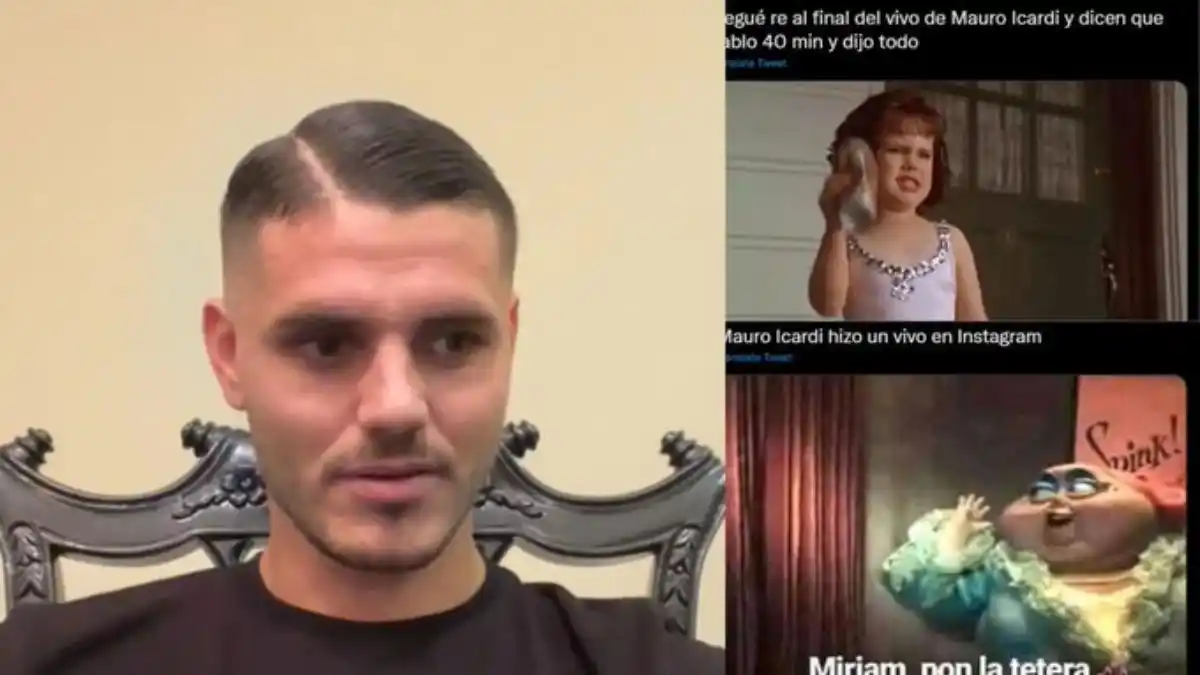 Mauro Icardi rompió el silencio y estallaron los memes