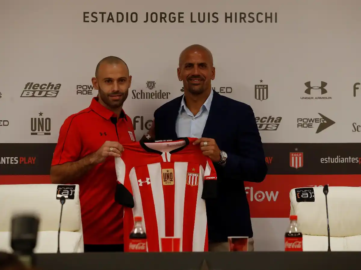 Mascherano fue presentado en Estudiantes