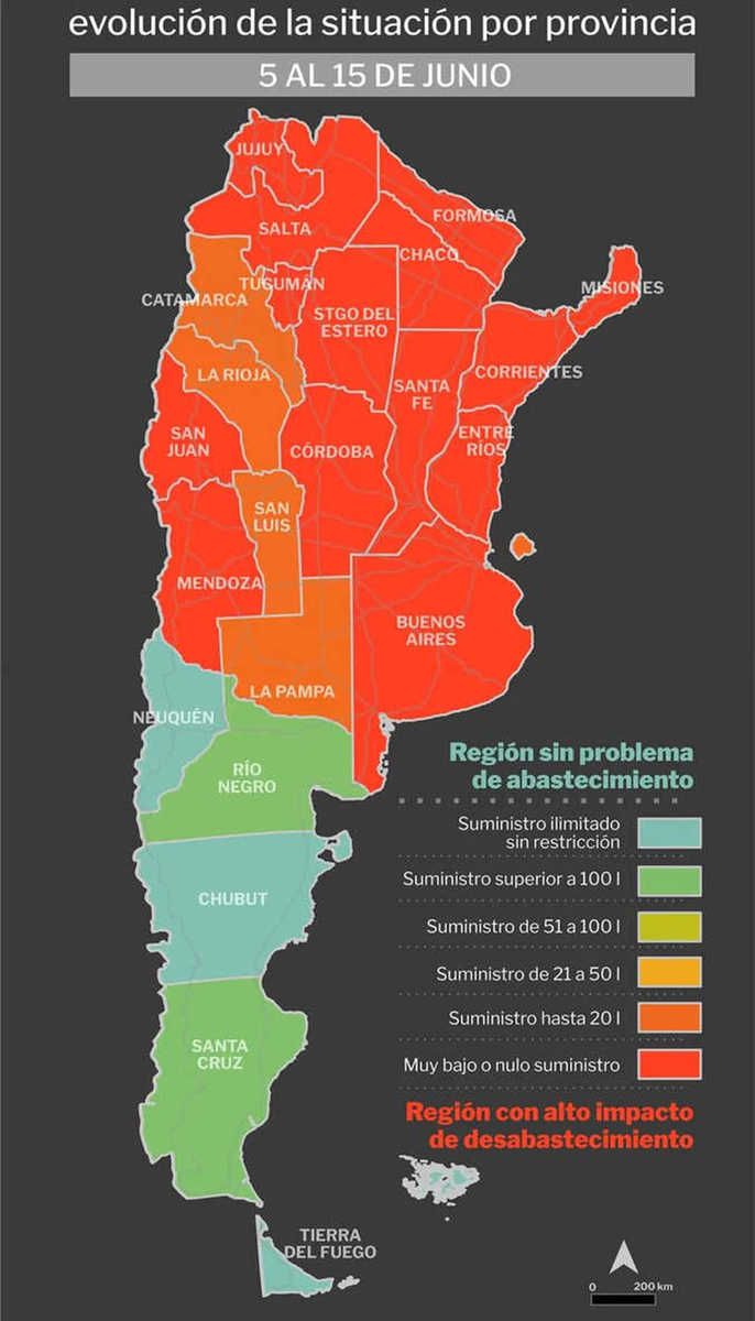 Faltante de gasoil: Hryniewicz dijo que hasta 
ahora no se ve una solución en el corto plazo