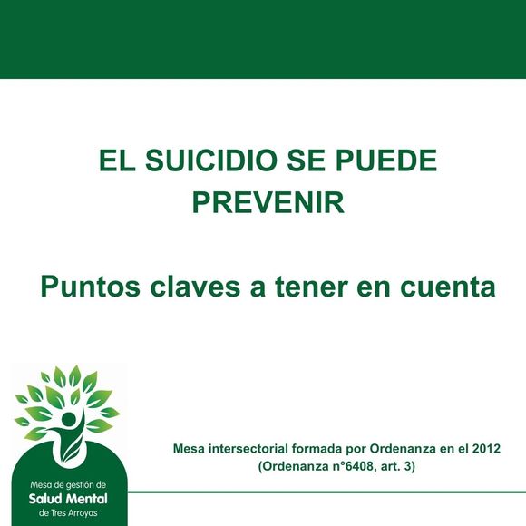 Este 10 de septiembre es el Día Mundial de la Prevención del Suicidio