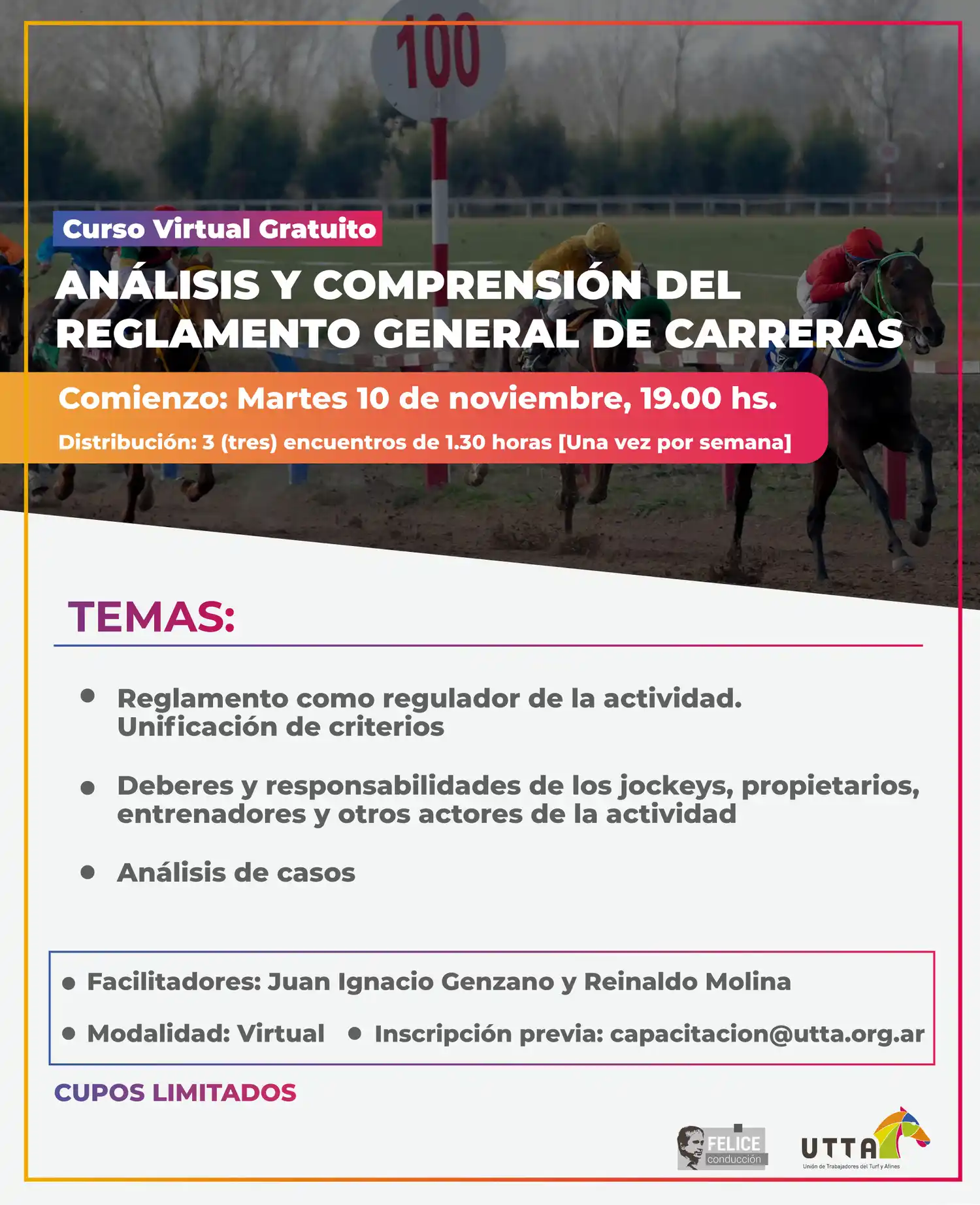 UTTA: prepara un nuevo curso virtual gratuito