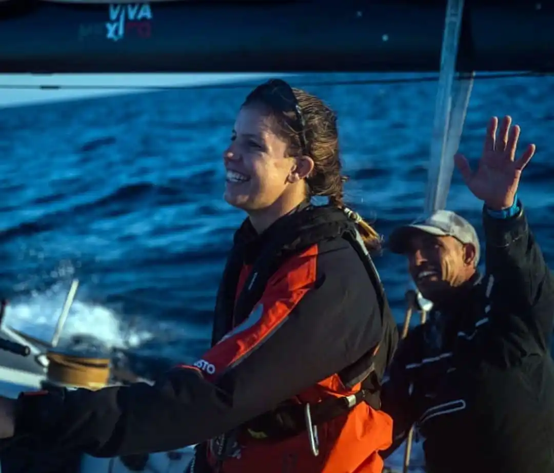 Eugenia Bosco navega rumbo a Bermudas con el Viva México: “Es divertido”