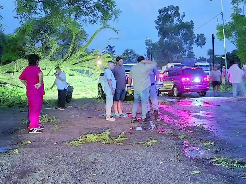 Rápida intervención del Gobierno provincial
por un fuerte temporal en Misión Laishí
