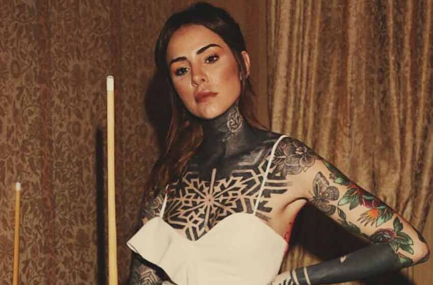 Cande Tinelli se hizo otros dos tatuajes en su cuerpo