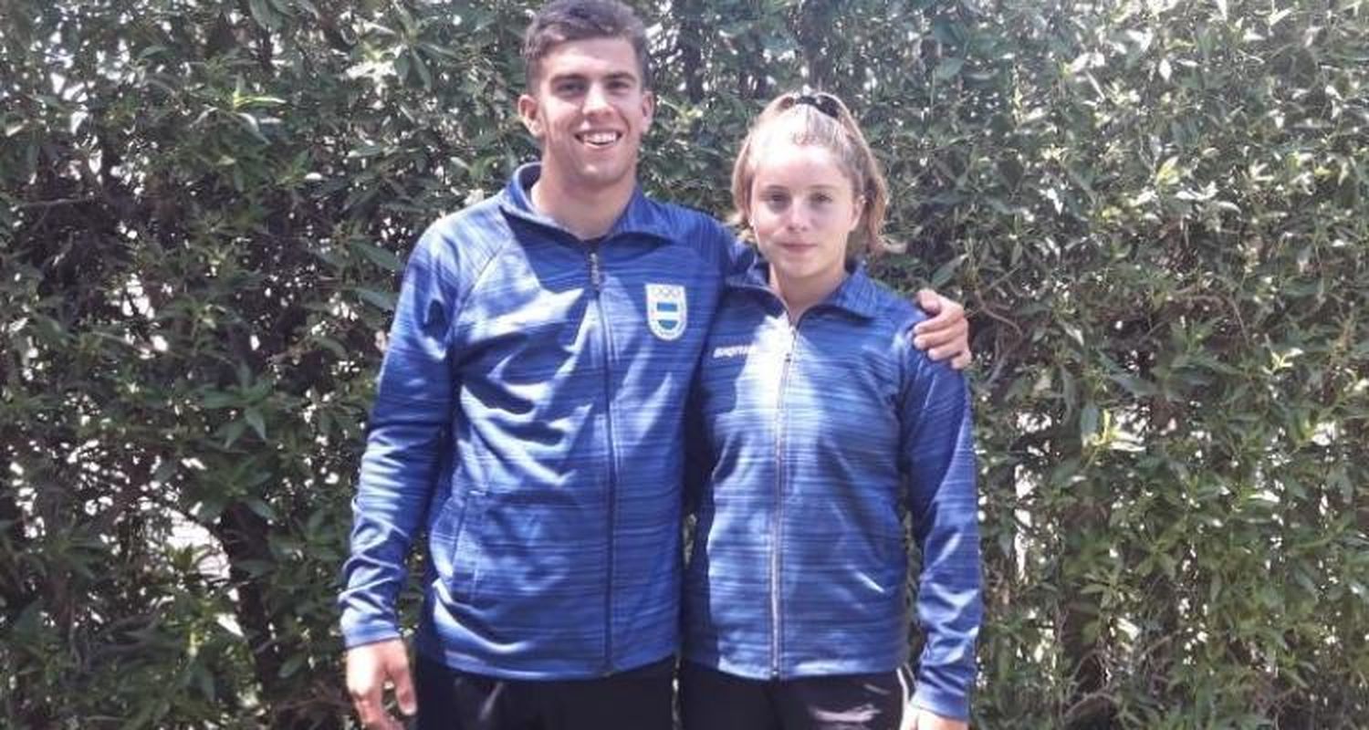 Juegos Olímpicos de la Juventud: Valentín Rossi y Rebeca D´Estéfano concentran nuevamente en Viedma