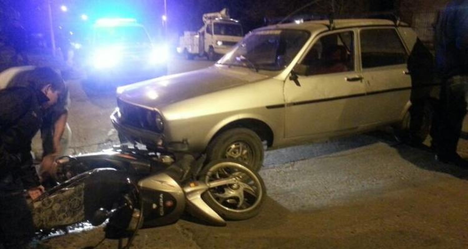Herido tras accidente de tránsito