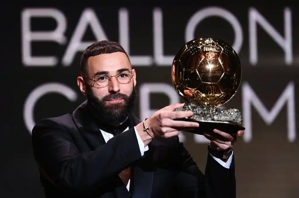 Karim Benzema ganó el Balón de Oro 2022