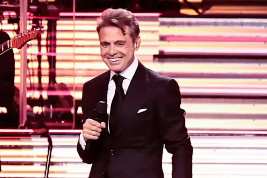 ¿Qué lleva Luismi en su mano izquierda durante los shows?