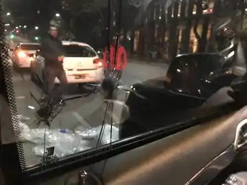 Atacaron la camioneta que trasladaba a José Luis Espert
