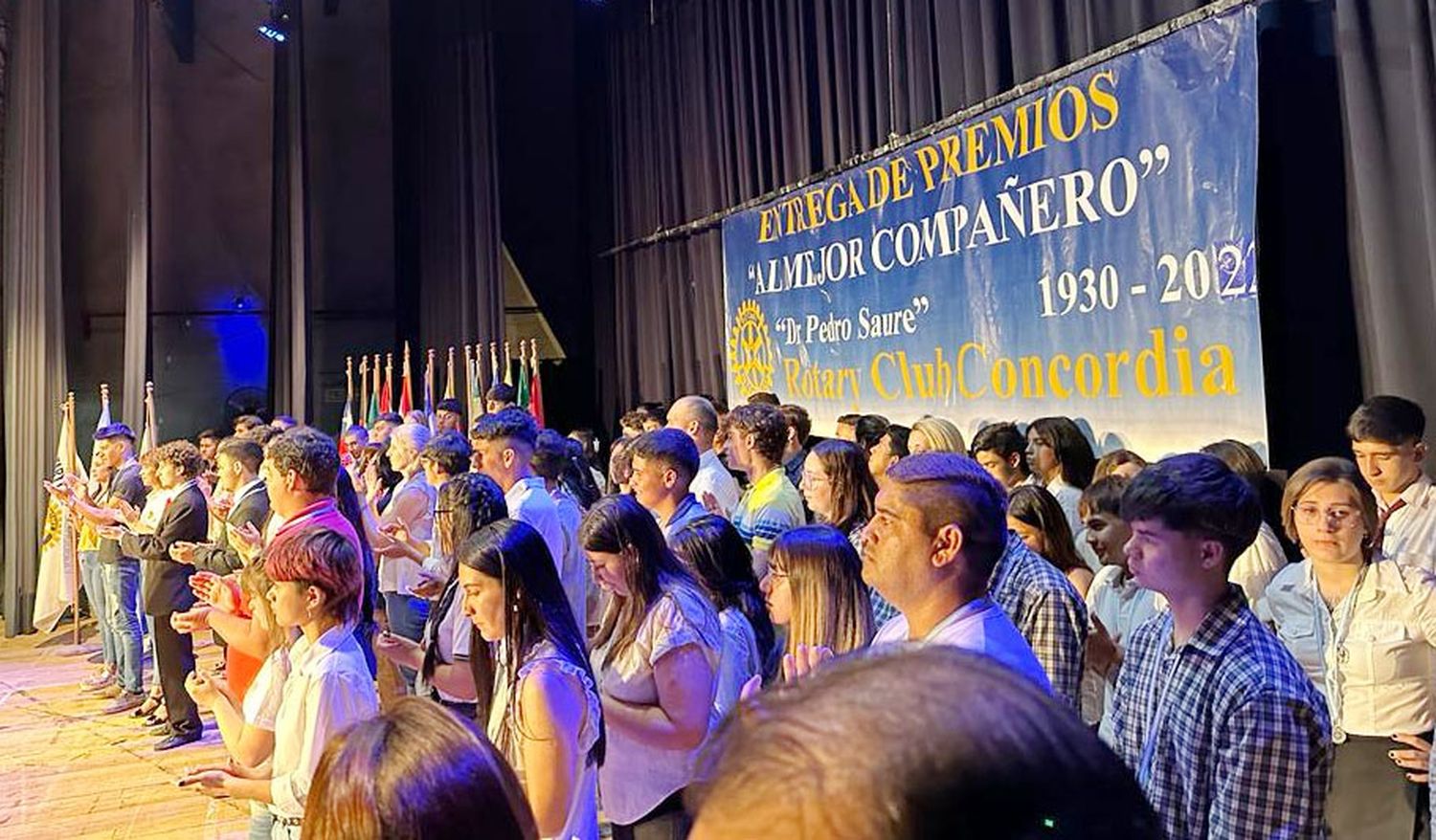 Una vez más el Rotary Club Concordia premia los valores