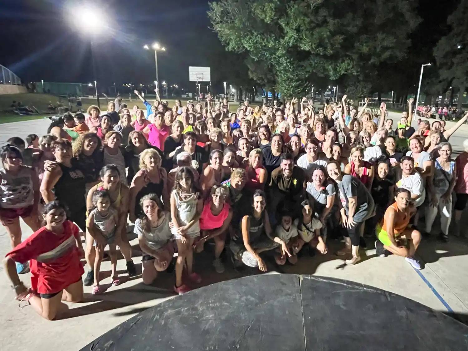 Las bailarinas se sumaron a la propuesta del gobierno veandense.