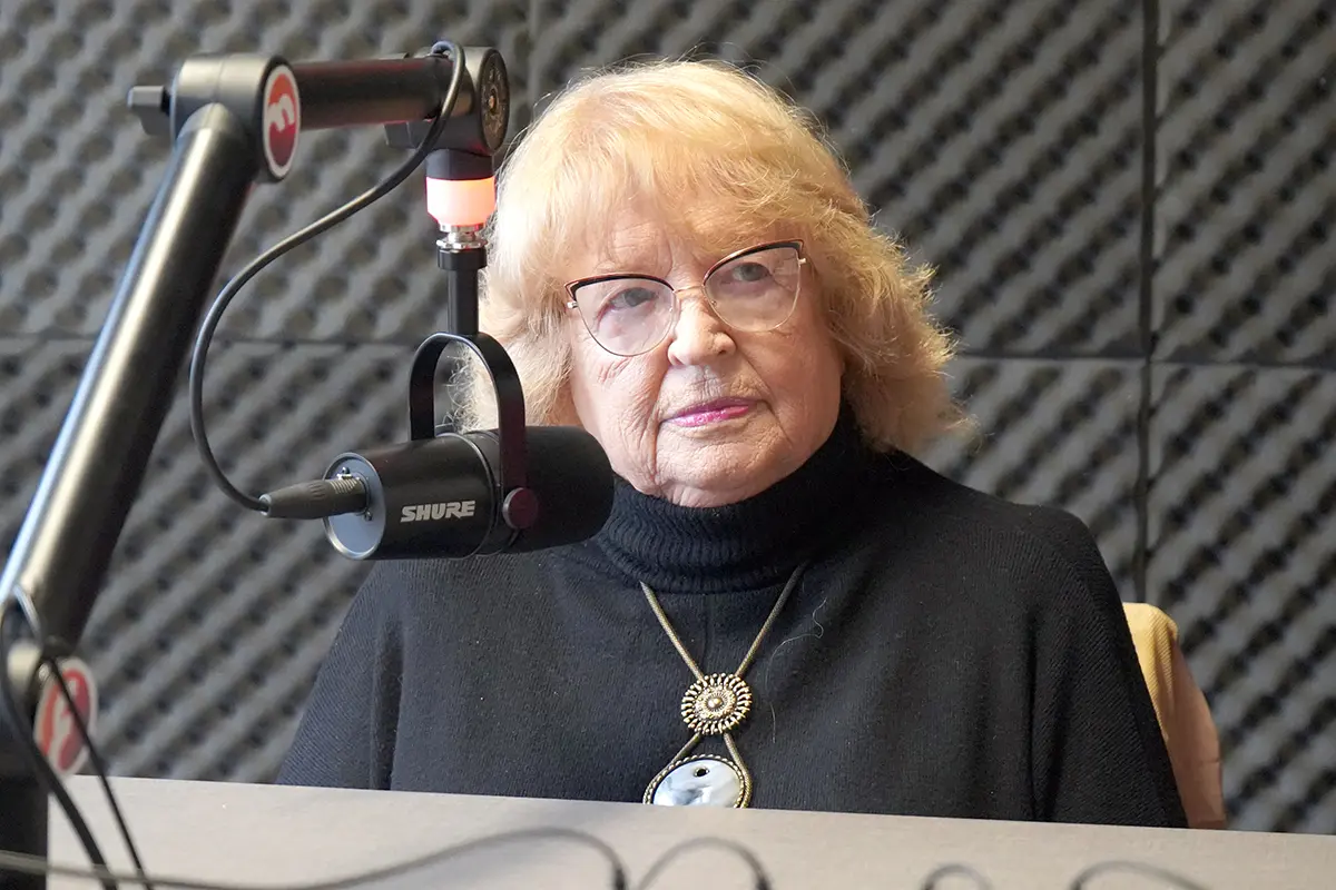 Pilar Vitale. En el programa radial Desde Temprano
