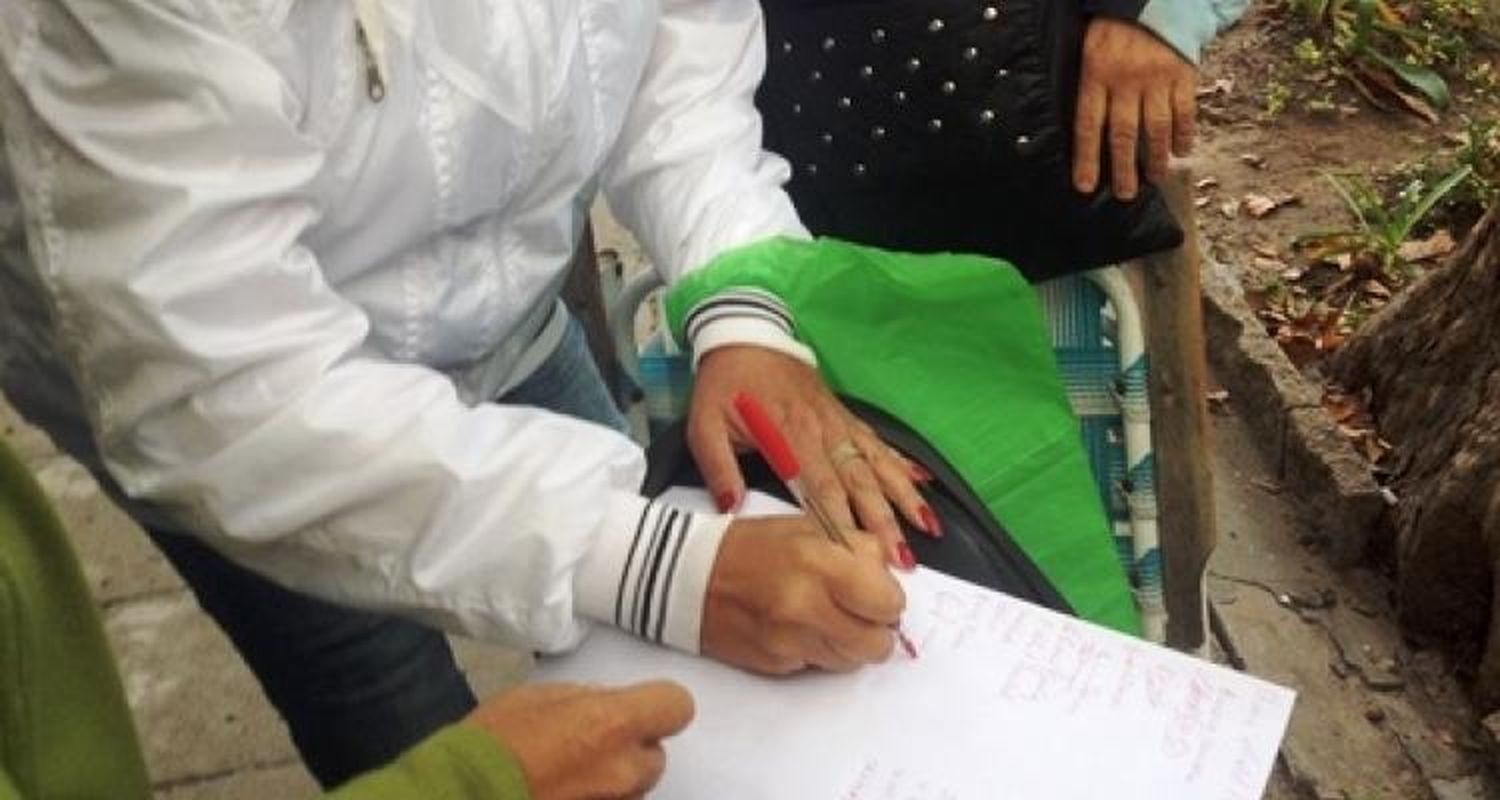 Operativo DNI: Juntan firmas para que los móviles vuelvan