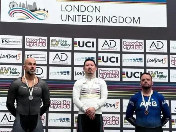 Lucas Peretti logró el bronce en en Mundial de Londeres. Foto:Redes