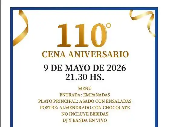 Sportiva confirmó la fecha de su cena por el 110° aniversario