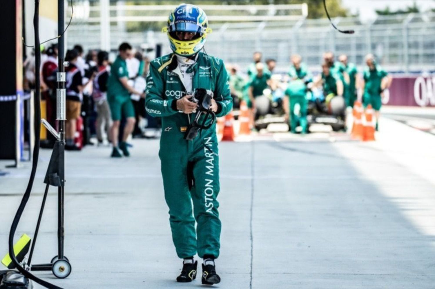 La nueva pareja de Fernando Alonso parece no querer mostrarse con él