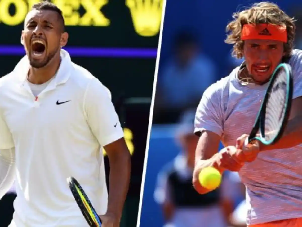 Zverev recibió críticas de Kyrgios 