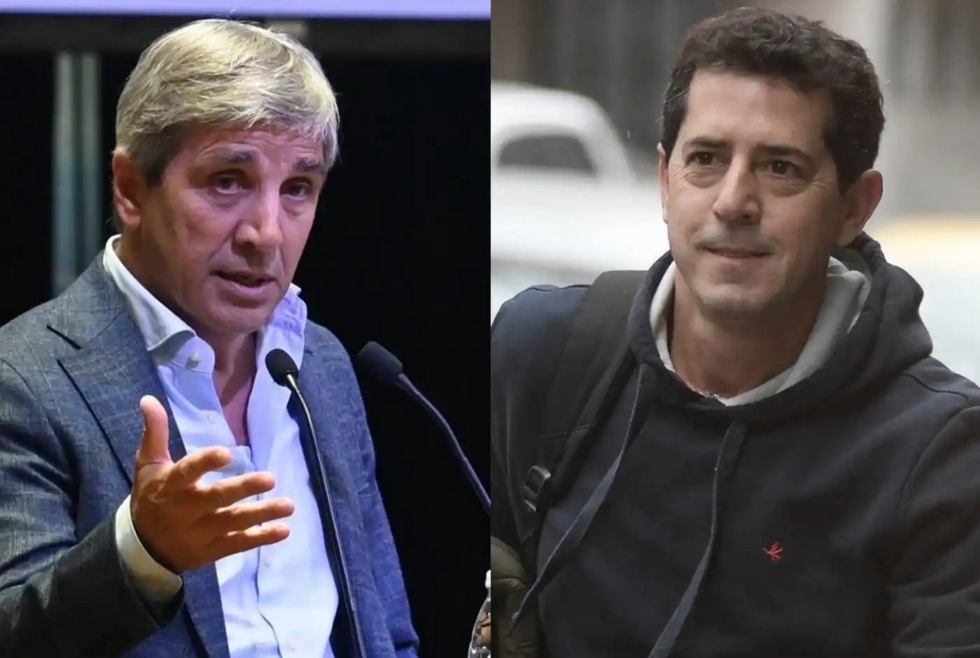 Caputo y De Pedro tuvieron un fuerte cruce en X.