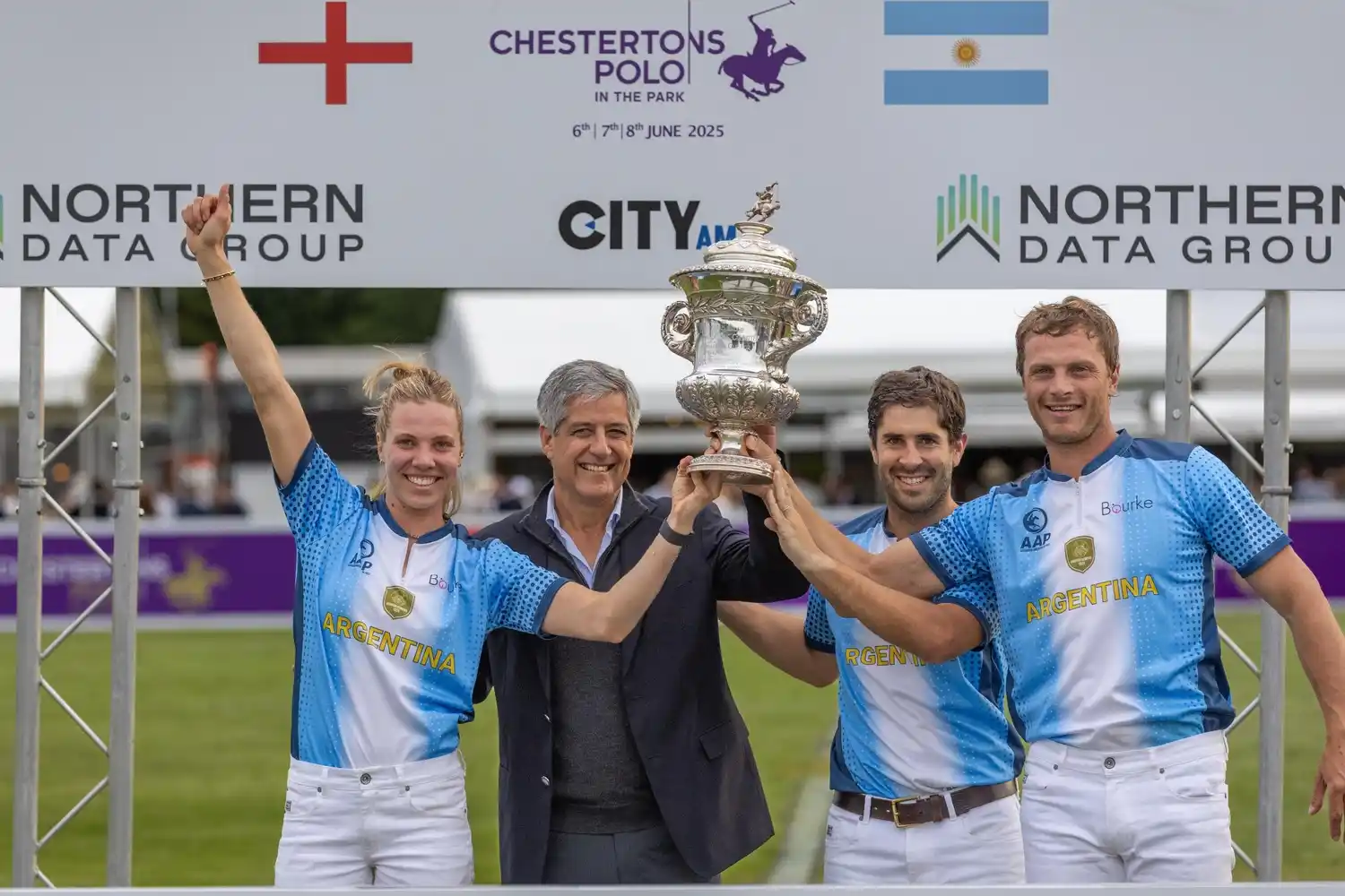 Alfredo Bigatti brilló en Londres y Argentina se consagró en el Chestertons Polo in the Park