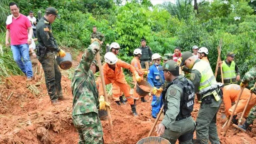 ¡TERRIBLE! YA SON 33 LOS FALLECIDOS por el deslizamiento de tierra en Colombia