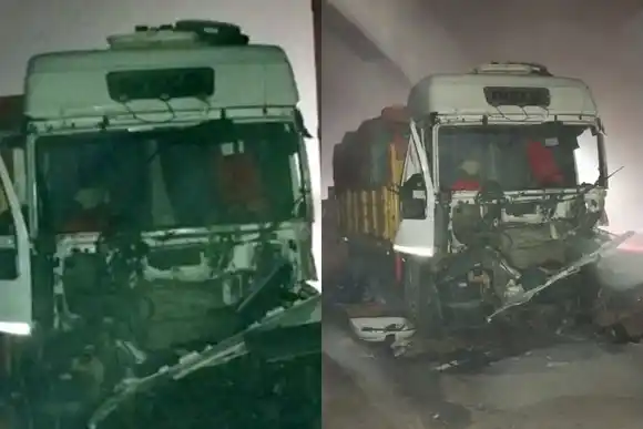 Fuerte choque entre camiones en la autopista Rosario-Córdoba: hay un herido