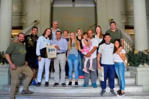 Recibieron a deportistas destacados de Benito Juárez
