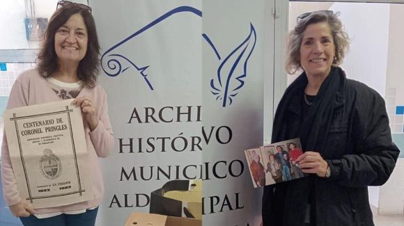 Coronel Pringles: Una donación para el Archivo Histórico Municipal