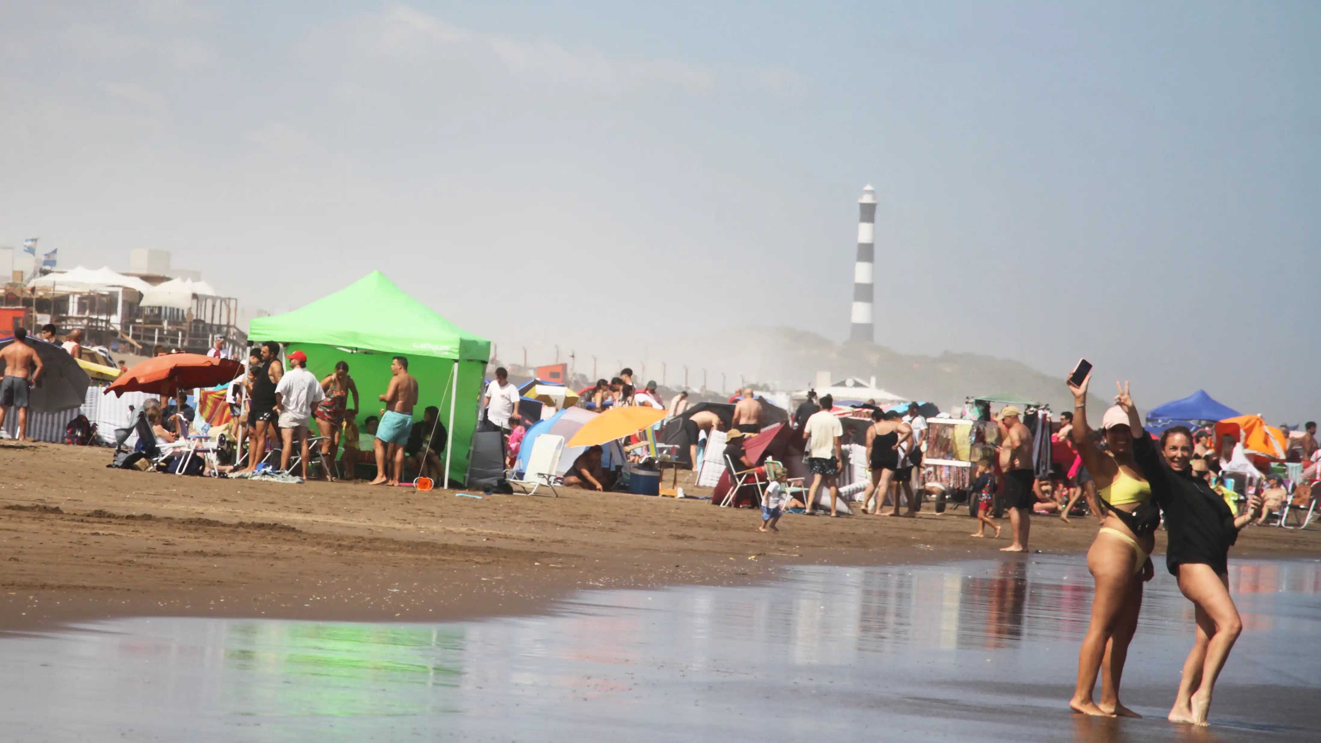 Una postal tìpica del verano en Claromecó