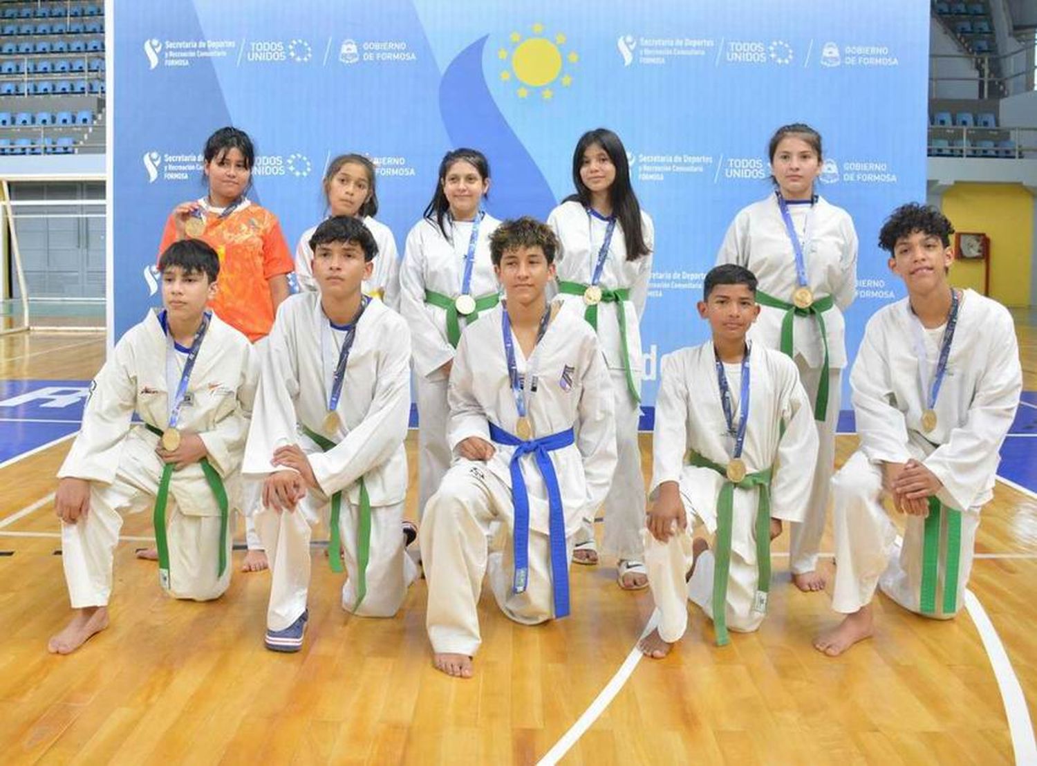 En taekwondo dominó Clorinda