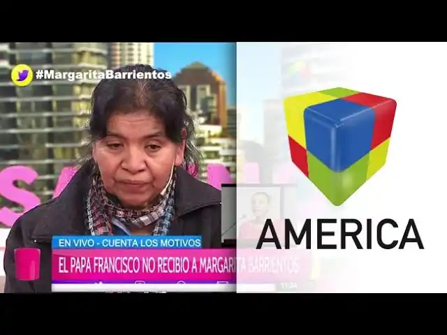Margarita Barrientos aseguró que el papa Francisco no la recibió “por cuestiones políticas”