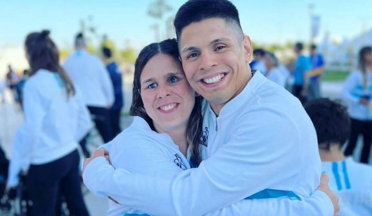Florencia Romero y David Emanuel Gómez.