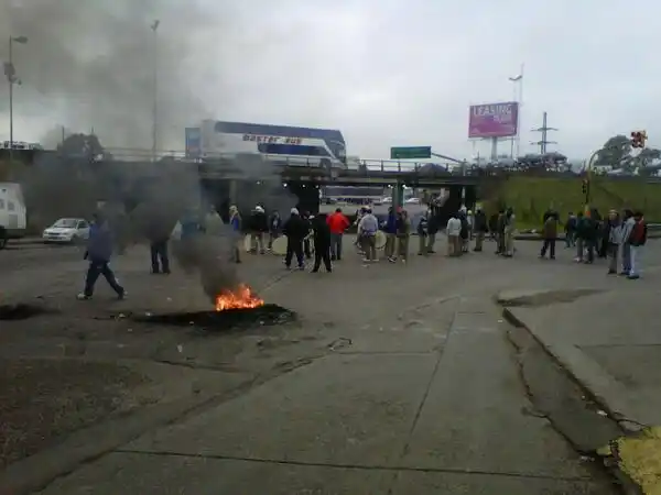 Tigre: Caos en Panamericana por corte de sindicalistas de la Uocra