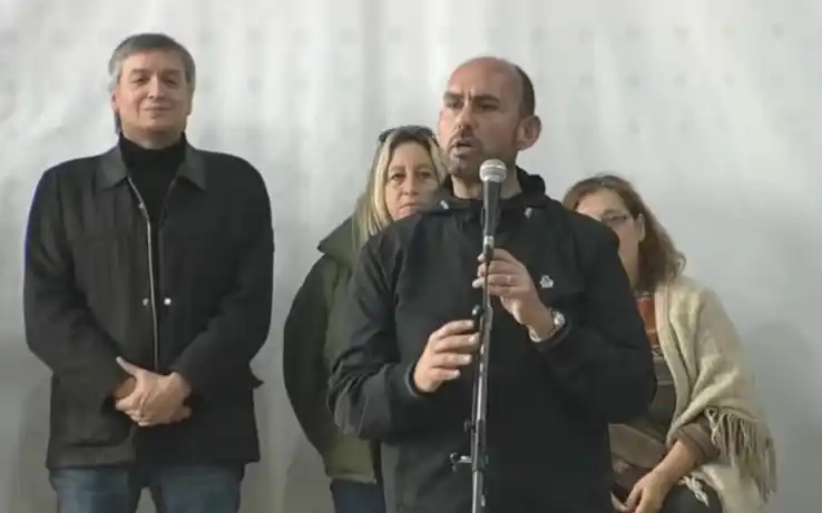Esteban Sanzio en el Plenario del PJ: “Quieren instalar que todos los gremios, políticos y trabajadores son lo mismo”