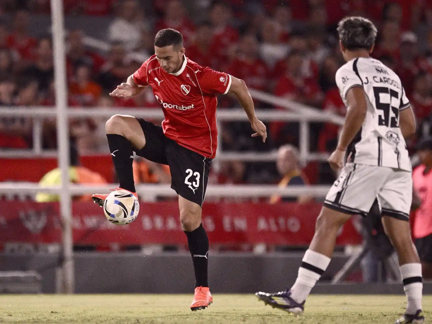 Marcone, autor del segundo gol de Independiente.