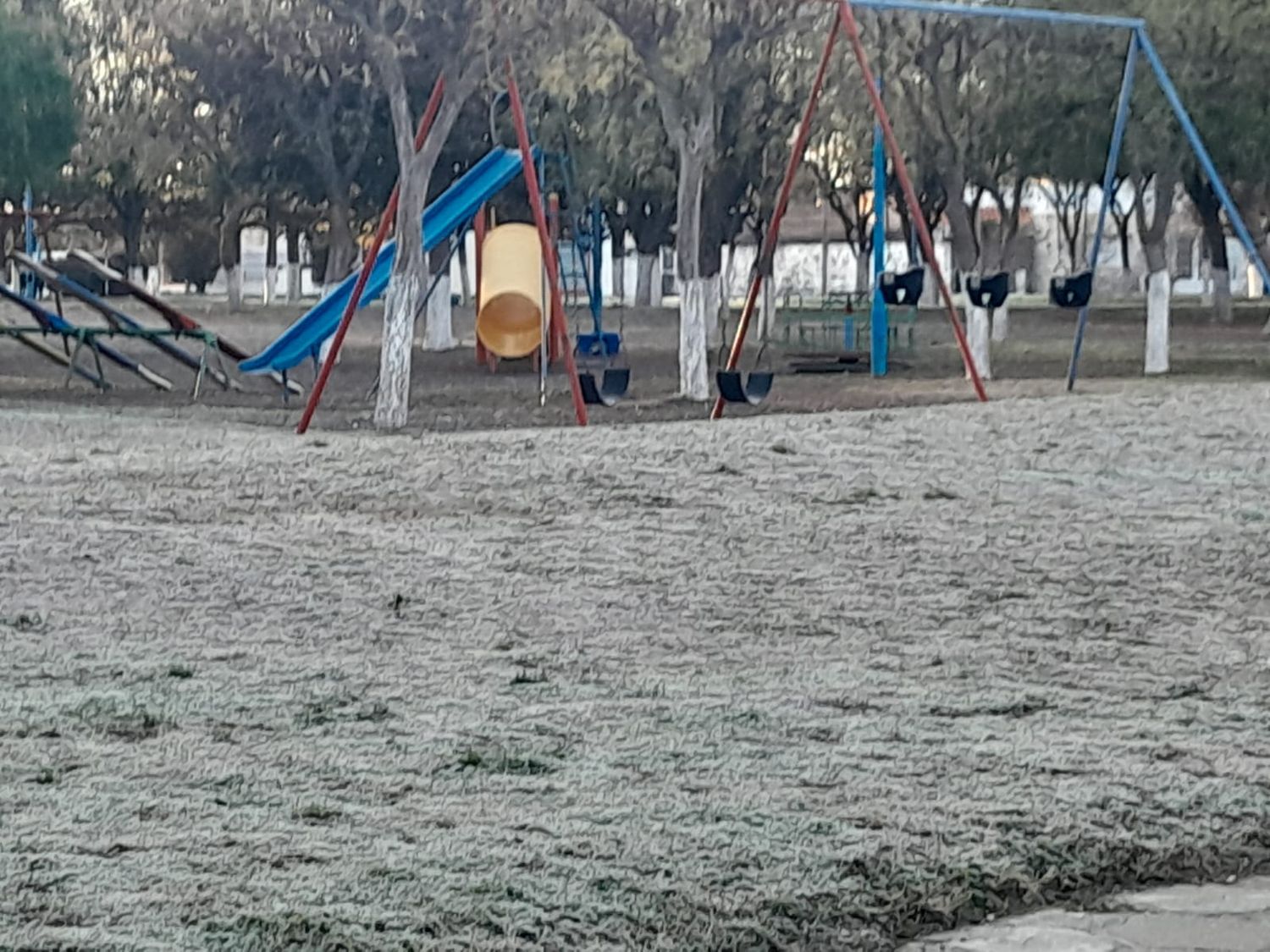 Así amaneció Carmen de Patagones, el distrito más austral de la Provincia de Buenos Aires. Foto: LANOTICIA1.COM