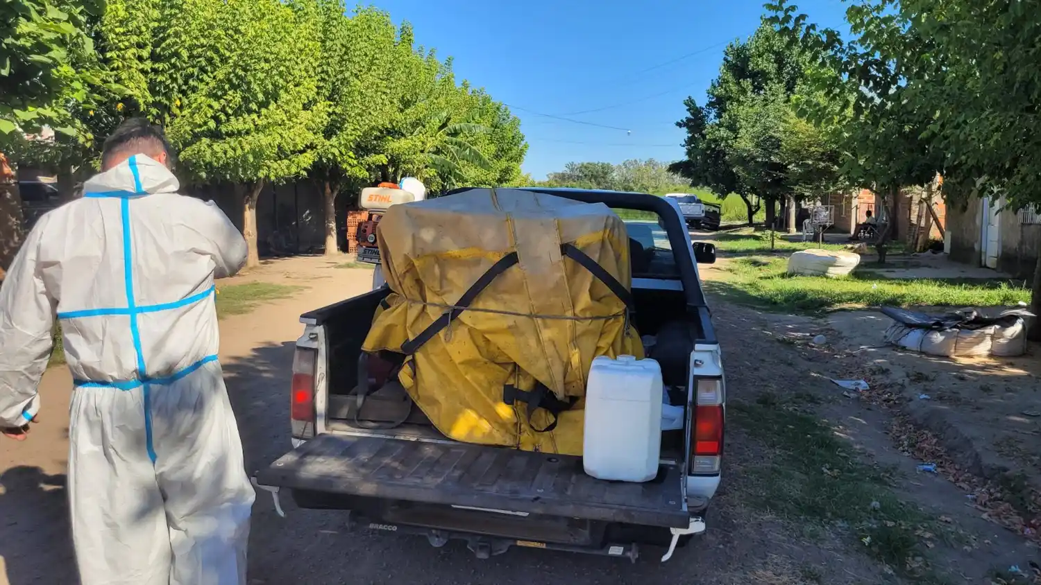 Los operativos de fumigación están a cargo de Bromatología.