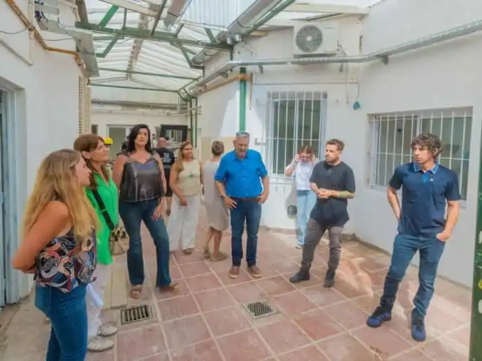 Sam Fernando: Juan Andreotti supervisó los trabajos de renovación de la Escuela Especial N°503