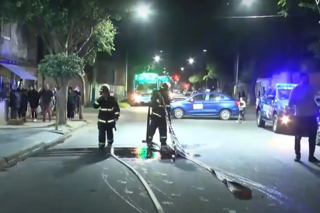 Incendio en un complejo de departamentos