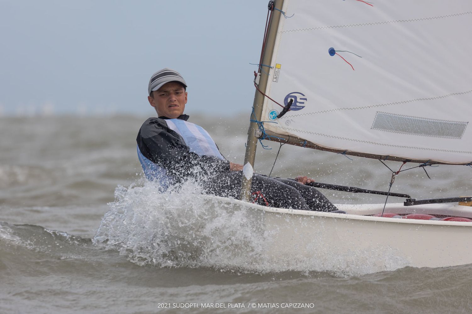 Inicia el Sudamericano de Optimist en Mar del Plata con Francina Paz, Francisco Gómez y Delfina Kuttel
