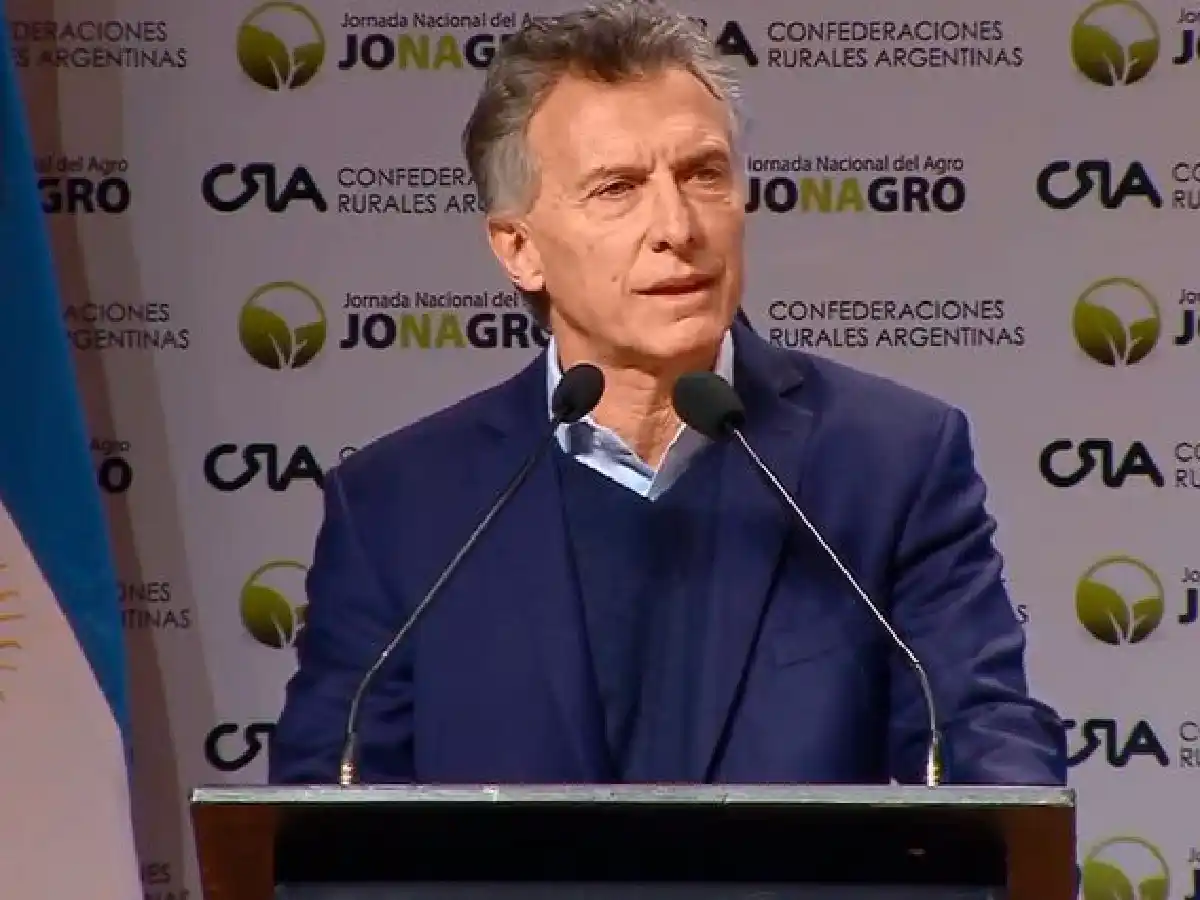 [Video] Macri llamó al campo a "dar pelea": "Necesitamos su empuje" 
