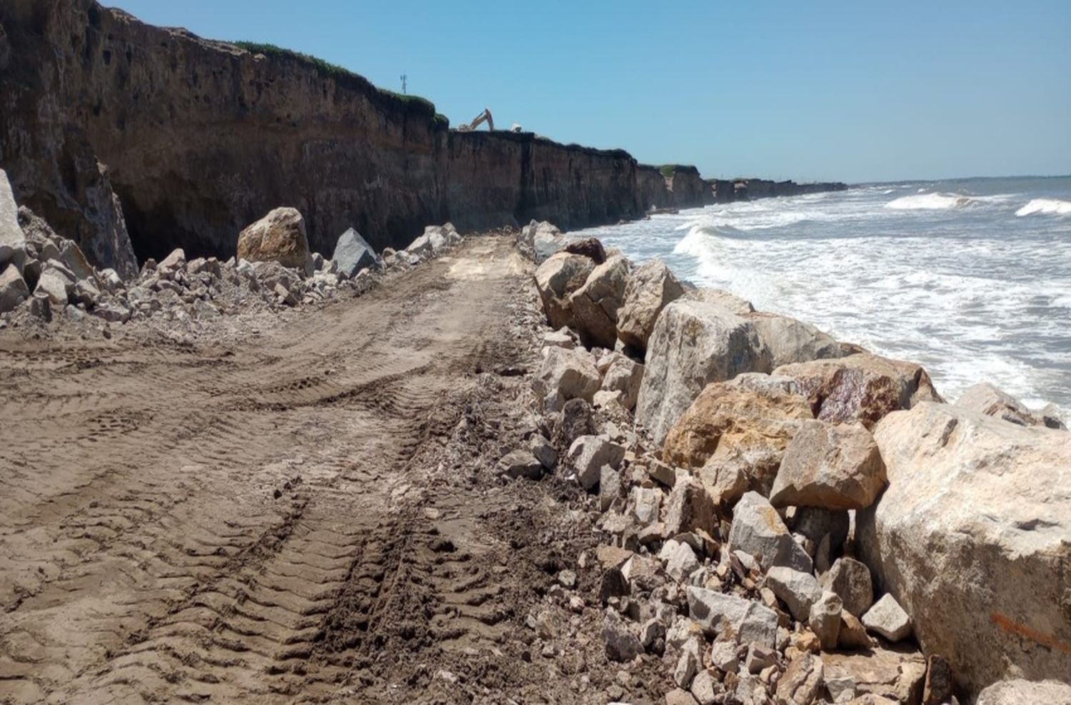 La Provincia realiza obras de defensa costera en General Pueyrredon y Mar Chiquita