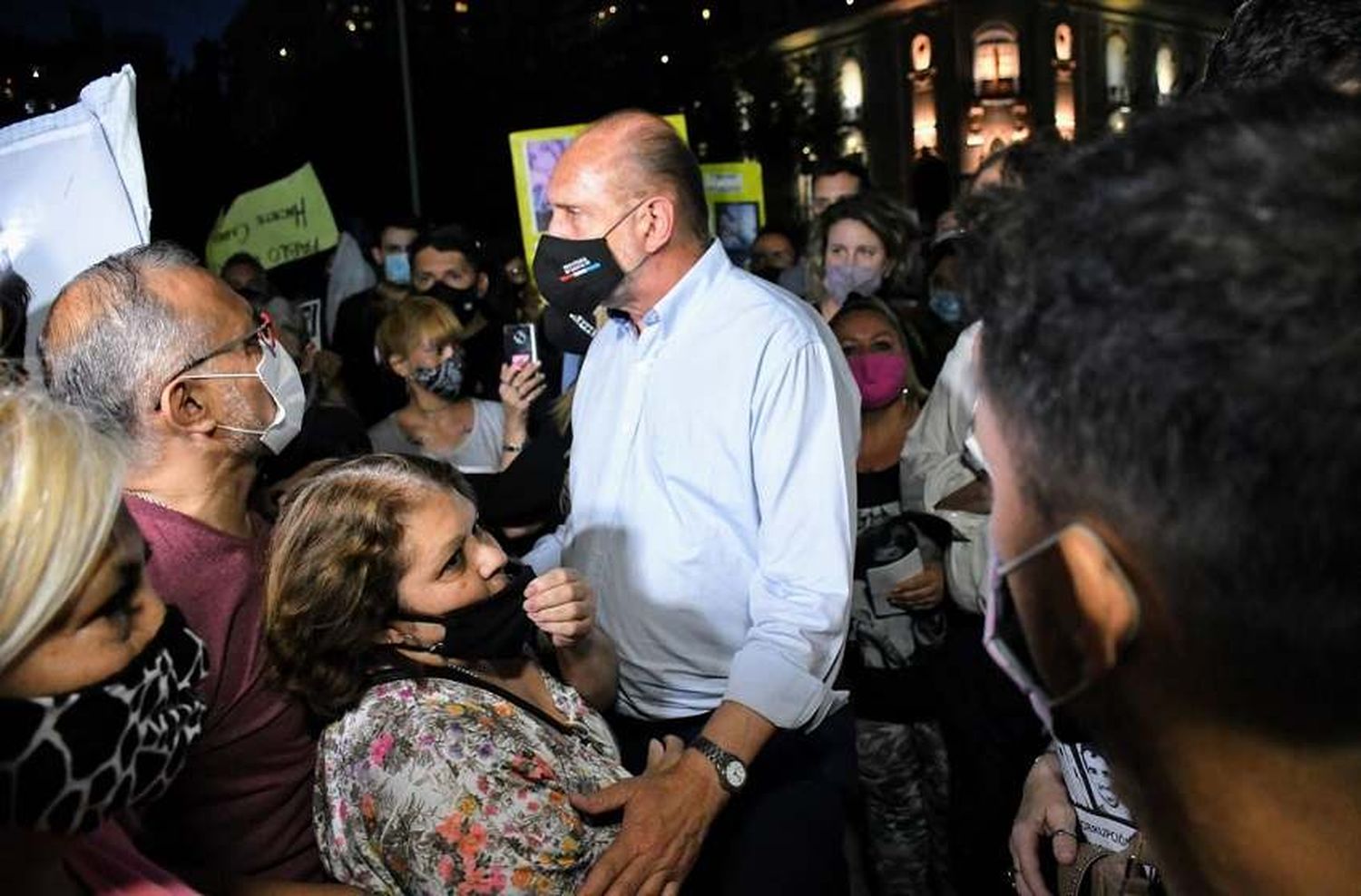 Perotti, tras la marcha en el Monumento: «Toda mi vida he hecho política poniendo la cara»