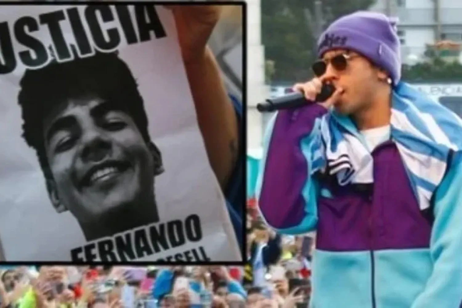 VIDEO | Durante su show, Rusherking le dedicó unas palabras a Fernando Báez Sosa en el aniversario de su asesinato