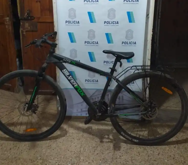 La policía recuperó dos bicicletas sustraídas de una vivienda de calle Ameghino