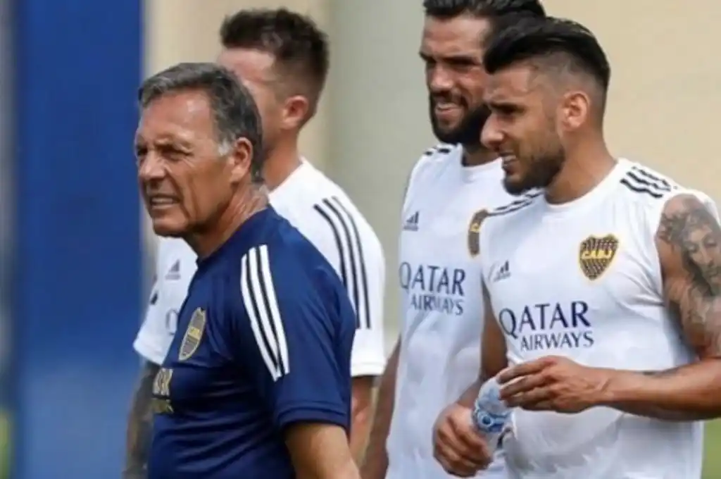 Miguel Ángel Russo acompañó a Salvio en su operación de ligamentos